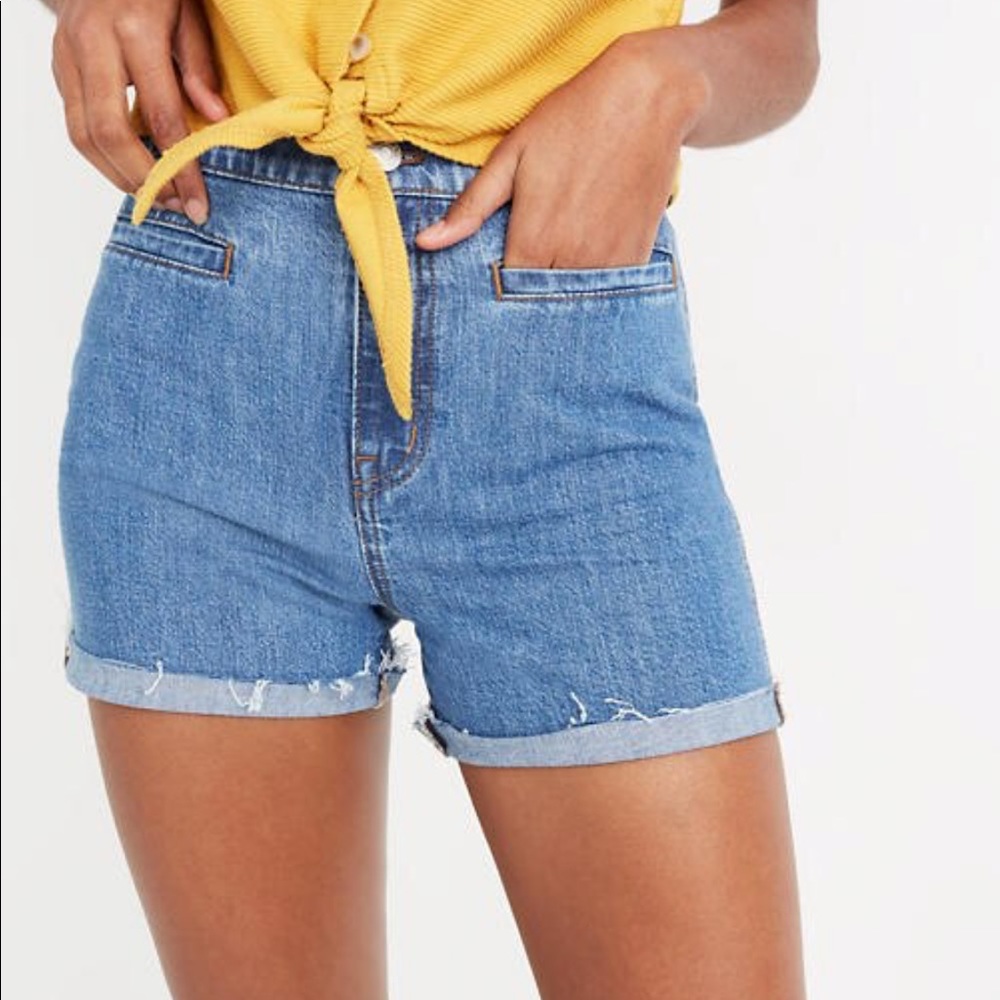 Madewell Jean shorts welt pocket edition